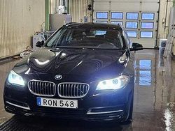 Svart Begagnad 2015 BMW 520 Kombi | 79 900 kr (Marknadspris)