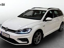 Vit (pure white) Begagnad 2020 VW Golf VII R-line Kombi | 234 800 kr (Lite dyr)