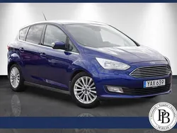 Blå Begagnad 2015 Ford C-MAX Titanium Minibuss | 79 900 kr (Marknadspris)