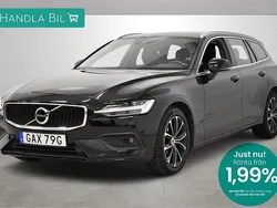 Svart Begagnad 2019 Volvo V60 Momentum Kombi | 229 900 kr (Marknadspris)