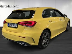 Gul (yellow) Begagnad 2020 Mercedes A200 AMG Halvkombi | 269 900 kr (Marknadspris)