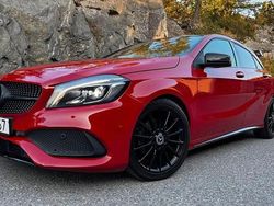 Röd Begagnad 2015 Mercedes A200 AMG Halvkombi | 169 900 kr (Lite dyr)