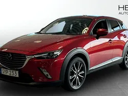 Röd (red) Begagnad 2018 Mazda CX-3 SUV | 199 900 kr (Marknadspris)