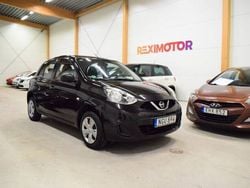 Svart Begagnad 2016 Nissan Micra Halvkombi | 74 900 kr (Marknadspris)