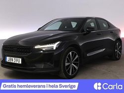 Svart Begagnad 2021 Polestar 2 Standard Range Single Motor Halvkombi | 289 900 kr (Marknadspris)
