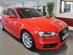 Röd Begagnad 2014 Audi A4 S-Line Kombi | 134 500 kr (Dyr)