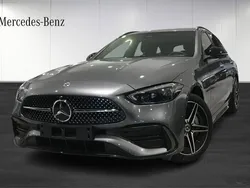 Grå (grey) Ny 2024 Mercedes C300e AMG Line Premium Kombi | 645 900 kr (Dyr)