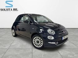 Svart Begagnad 2017 Fiat 500 Lounge Halvkombi | 84 900 kr (Marknadspris)