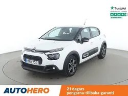 Vit Begagnad 2021 Citroën C3 Feel Halvkombi | 129 000 kr (Marknadspris)