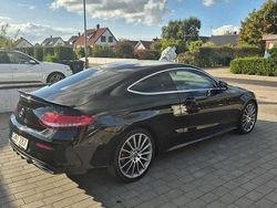 Svart Begagnad 2018 Mercedes C220 AMG line Sportkupé | 260 000 kr (Marknadspris)