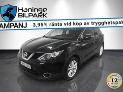 Svart Begagnad 2016 Nissan Qashqai 360º SUV | 99 500 kr (Bra pris)