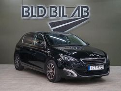 Svart Begagnad 2015 Peugeot 308 Halvkombi | 94 900 kr (Marknadspris)