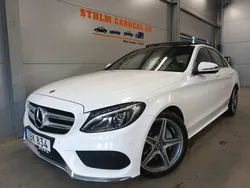 Vit Begagnad 2018 Mercedes C200 AMG Sedan | 264 900 kr (Marknadspris)