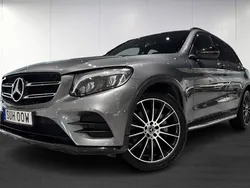 Grå (grey) Begagnad 2019 Mercedes GLC220 AMG line SUV | 349 000 kr (Marknadspris)