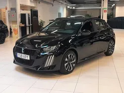 Svart Ny 2024 Peugeot 208 Halvkombi | 189 900 kr (Marknadspris)