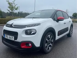 Vit Begagnad 2017 Citroën C3 PureTech Halvkombi | 116 000 kr (Bra pris)