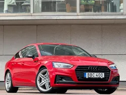 Röd Begagnad 2018 Audi A5 Sportback S-Line Halvkombi | 289 900 kr (Marknadspris)
