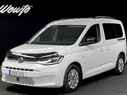 Vit Begagnad 2022 VW Caddy Life Minibuss | 389 800 kr