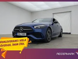 Blå Begagnad 2023 Mercedes C300e AMG Sedan | 429 800 kr (Superpris)