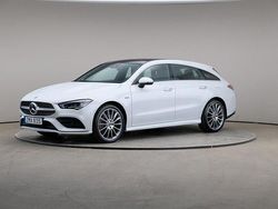 Vit Begagnad 2021 Mercedes CLA250e Shooting Brake AMG Kombi | 279 000 kr (Marknadspris)
