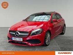 Röd Begagnad 2017 Mercedes A200 Style Halvkombi | 204 900 kr (Marknadspris)