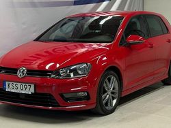 Röd Begagnad 2015 VW Golf VII R-line Halvkombi | 169 500 kr (Lite dyr)