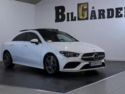 Vit Begagnad 2019 Mercedes CLA200 AMG Sportkupé | 269 900 kr (Marknadspris)
