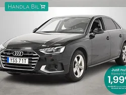 Svart Begagnad 2020 Audi A4 Proline Sedan | 299 900 kr (Marknadspris)