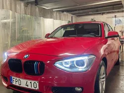 Röd Begagnad 2012 BMW 116 Sport Line Halvkombi | 80 000 kr (Marknadspris)