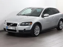 Ljusgrå Begagnad 2008 Volvo C30 Summum Halvkombi | 39 900 kr (Marknadspris)