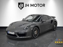 Mörkgrå Begagnad 2018 Porsche 911 Turbo S Sportkupé | 1 699 900 kr