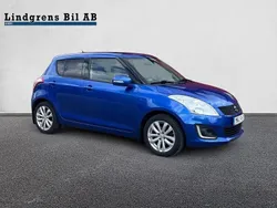 Blå metallic Begagnad 2015 Suzuki Swift Halvkombi | 84 900 kr (Marknadspris)