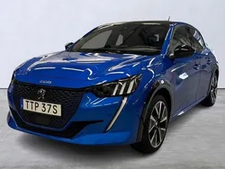 Blå Begagnad 2021 Peugeot e-208 GT Halvkombi | 199 900 kr (Marknadspris)