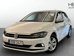 Vit (white) Begagnad 2018 VW Polo Halvkombi | 129 000 kr (Marknadspris)