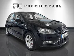 Svart Begagnad 2014 VW Polo Halvkombi | 79 900 kr (Marknadspris)