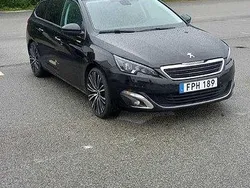 Svart Begagnad 2015 Peugeot 308 Allure Kombi | 71 000 kr (Dyr)