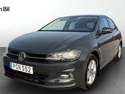 Grå (urano grey) Begagnad 2018 VW Polo Halvkombi | 139 900 kr (Marknadspris)