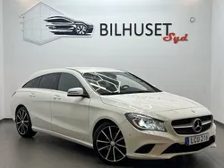 Vit Begagnad 2015 Mercedes CLA200 Shooting Brake Kombi | 158 500 kr (Lite dyr)