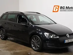 Svart Begagnad 2015 VW Golf VII Kombi | 99 900 kr (Marknadspris)