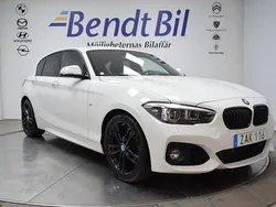 Vit Begagnad 2018 BMW 118 M Sport Halvkombi | 169 500 kr (Marknadspris)