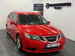 Röd Begagnad 2008 Saab 9-3 Vector Kombi | 49 900 kr (Marknadspris)