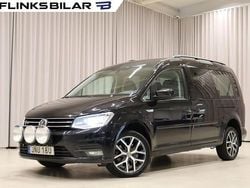 Svart Begagnad 2019 VW Caddy Maxi Life Life Minibuss | 239 800 kr (Lite dyr)