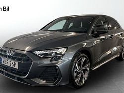 Grå Begagnad 2024 Audi A3 Sportback S-Line Halvkombi | 334 900 kr (Lite dyr)