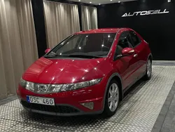 Röd Begagnad 2007 Honda Civic Sport Halvkombi | 54 900 kr (Lite dyr)
