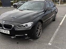 Svart Begagnad 2013 BMW 320 Sport Line Kombi | 110 000 kr (Lite dyr)