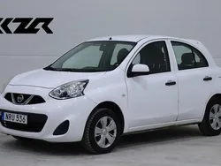 Vit Begagnad 2014 Nissan Micra Halvkombi | 38 900 kr (Marknadspris)