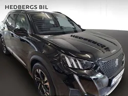 Svart Begagnad 2022 Peugeot e-2008 SUV | 259 900 kr (Dyr)