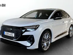 Vit Begagnad 2022 Audi Q4 Sportback e-tron S-Line SUV | 399 000 kr (Marknadspris)