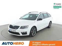 Vit Begagnad 2014 Skoda Octavia RS Kombi | 155 000 kr (Marknadspris)
