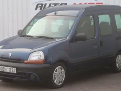 Mörkblå (blåmetallic) Begagnad 2001 Renault Kangoo Minibuss | 59 900 kr (Lite dyr)